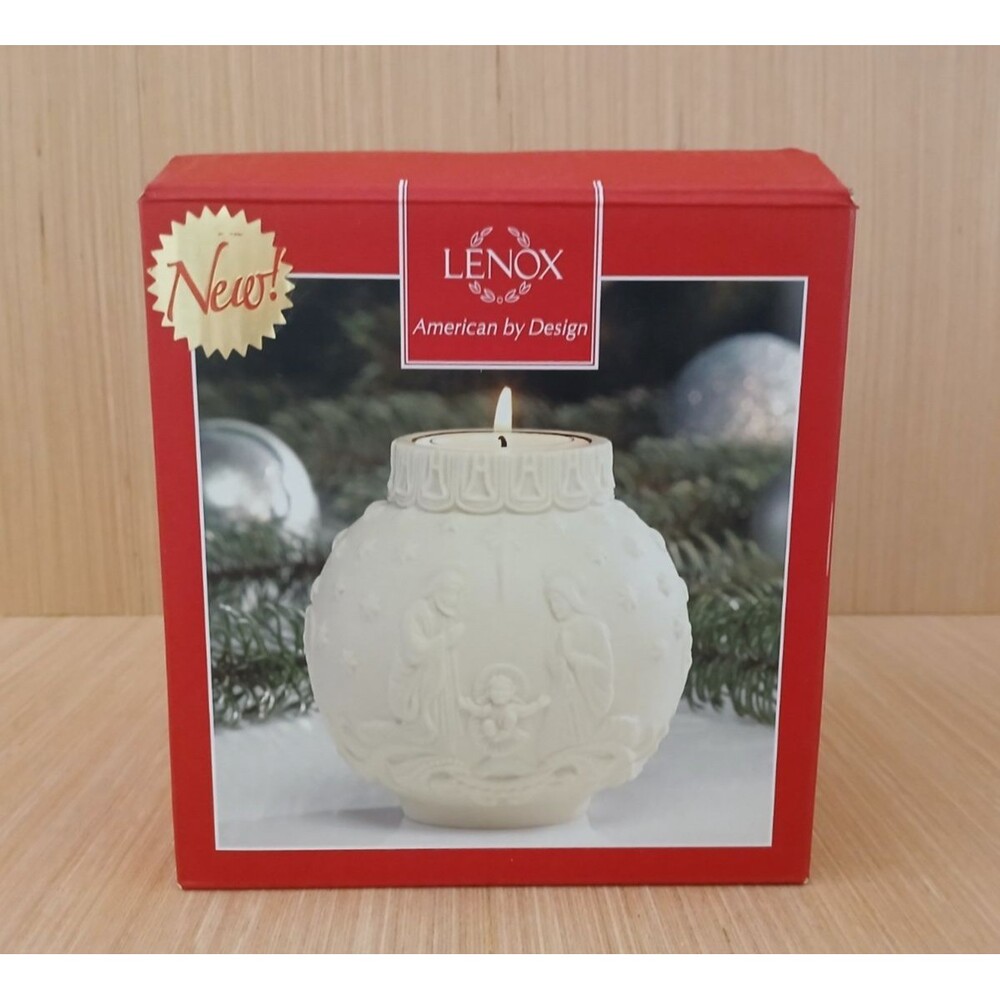 Lenox American by Design Nativity Votive 4" – Ornamental Glow Candle Holder NIB